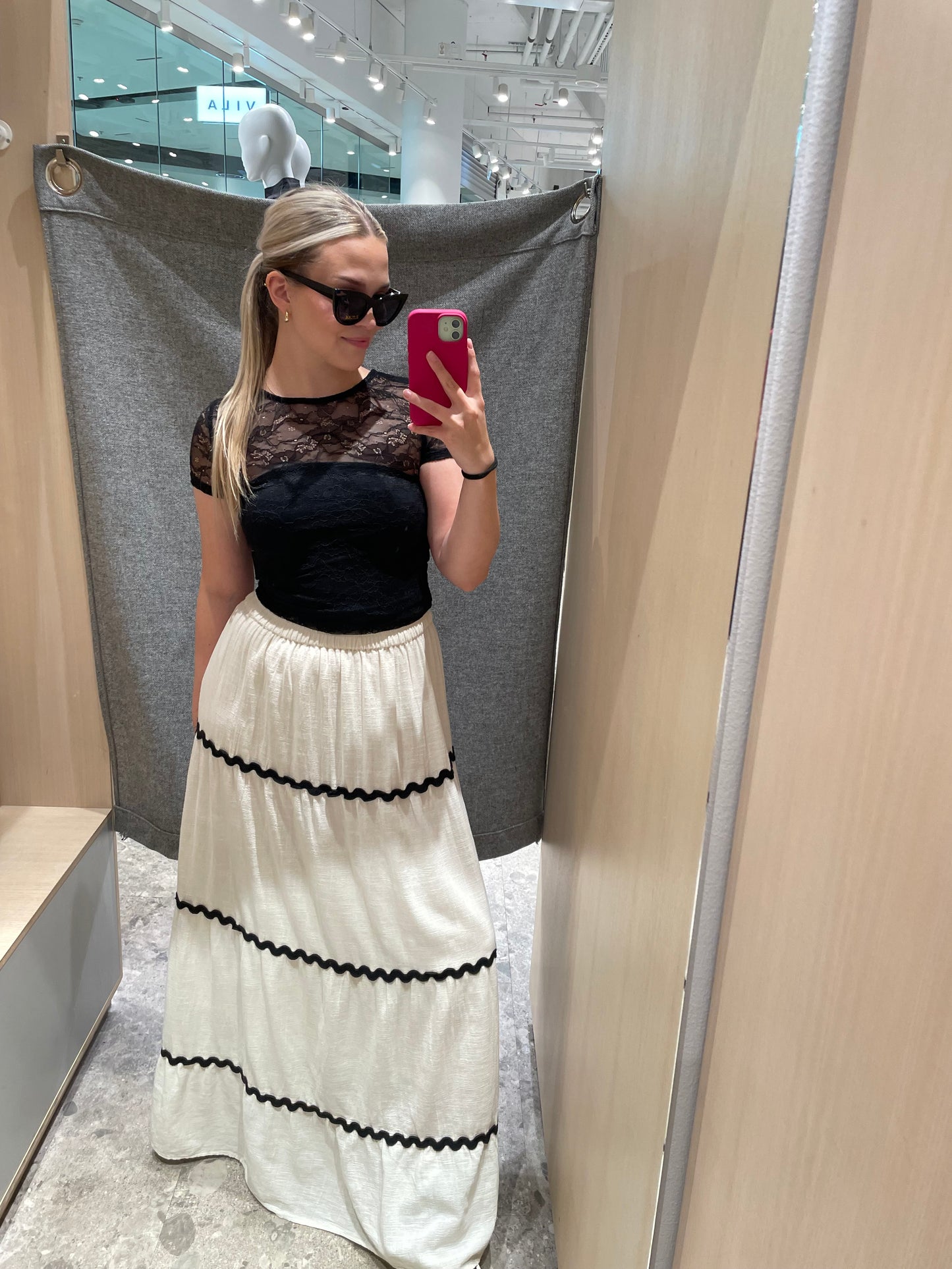 VIMANDA Long Skirt - Birch