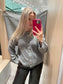 SLFCILLE Knit Cardigan - Medium Grey Melange