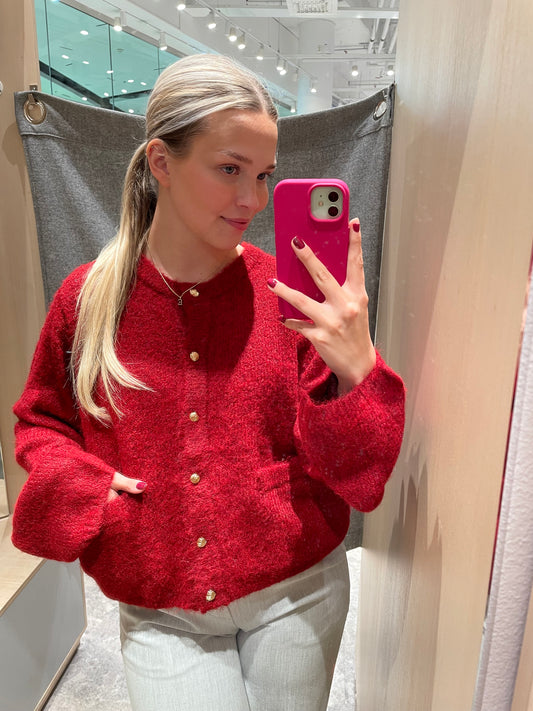 OBJSAGGIA Pullover - Karanda Red