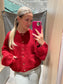 OBJSAGGIA Pullover - Karanda Red