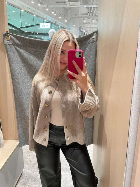 SLFCILLE Knit Cardigan - Irish Cream