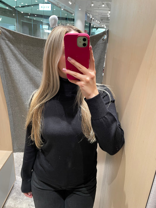 VICLAUDIE Knit Top - Black Beauty