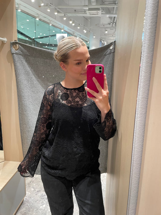 PCOLLINE Top - Black