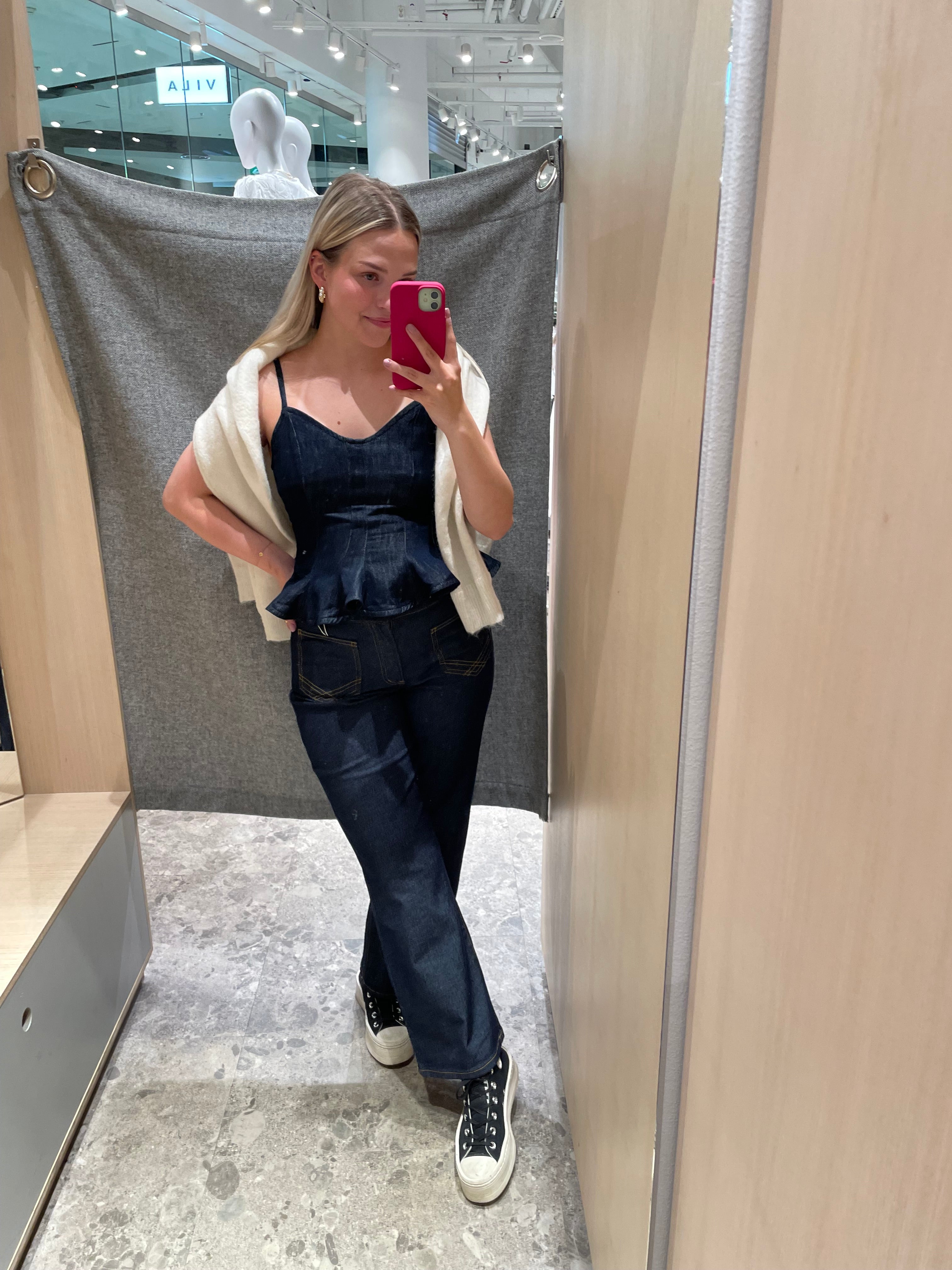 VILORIE Jeans - Dark Blue Denim