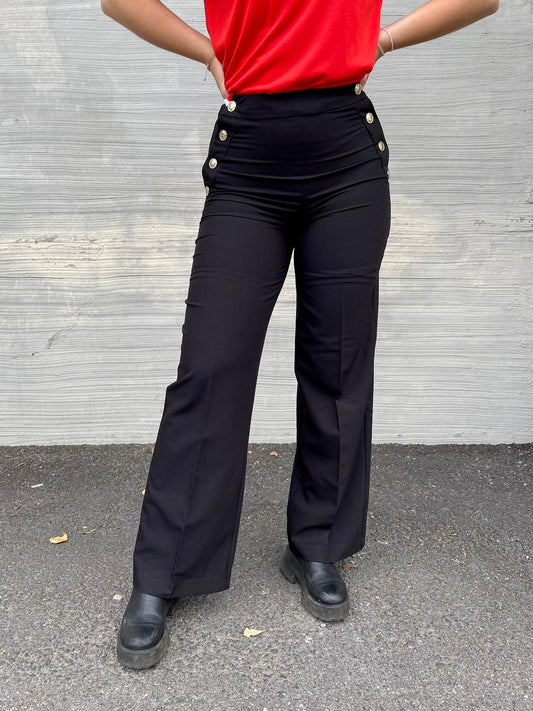 VISELMA Trousers - Black Beauty