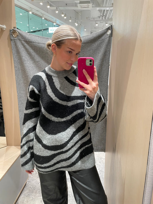 OBJDIANA Pullover - Medium Grey Melange