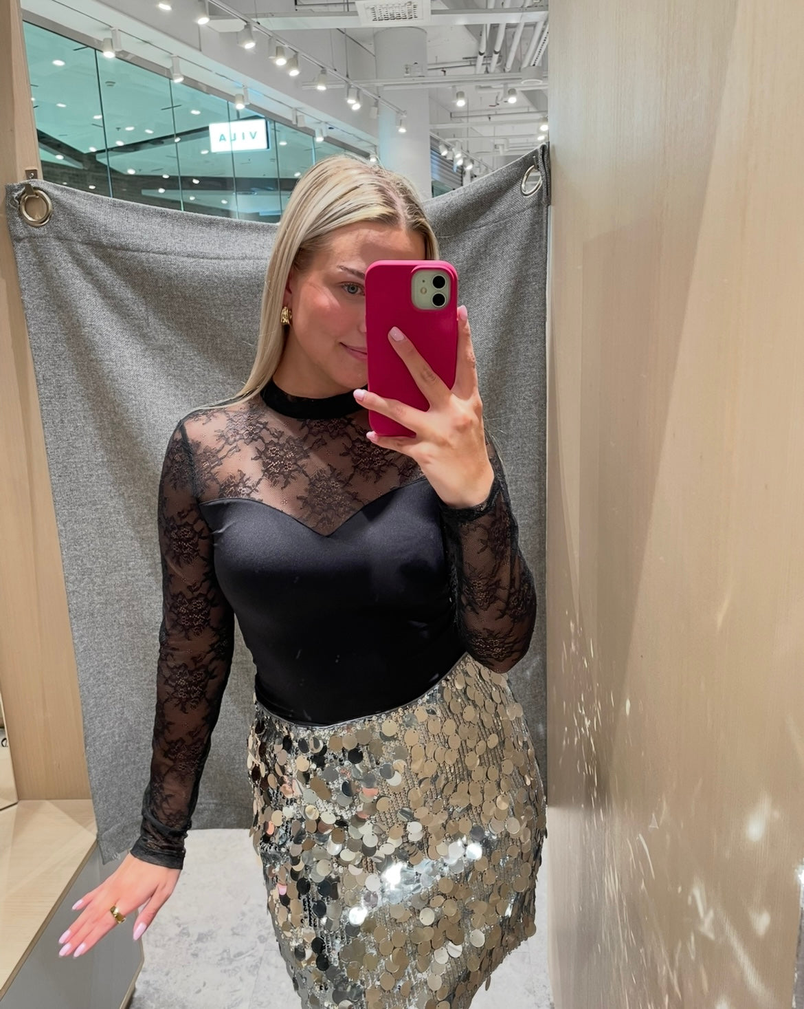 PCMILLY Bodystocking - Black