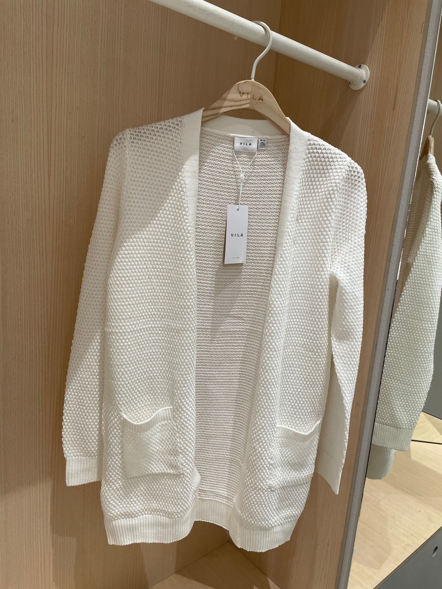 VIDALO Cardigan - White Alyssum