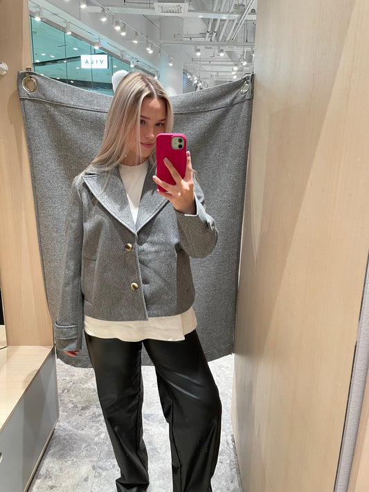 VISOLO Jacket - Medium Grey Melange