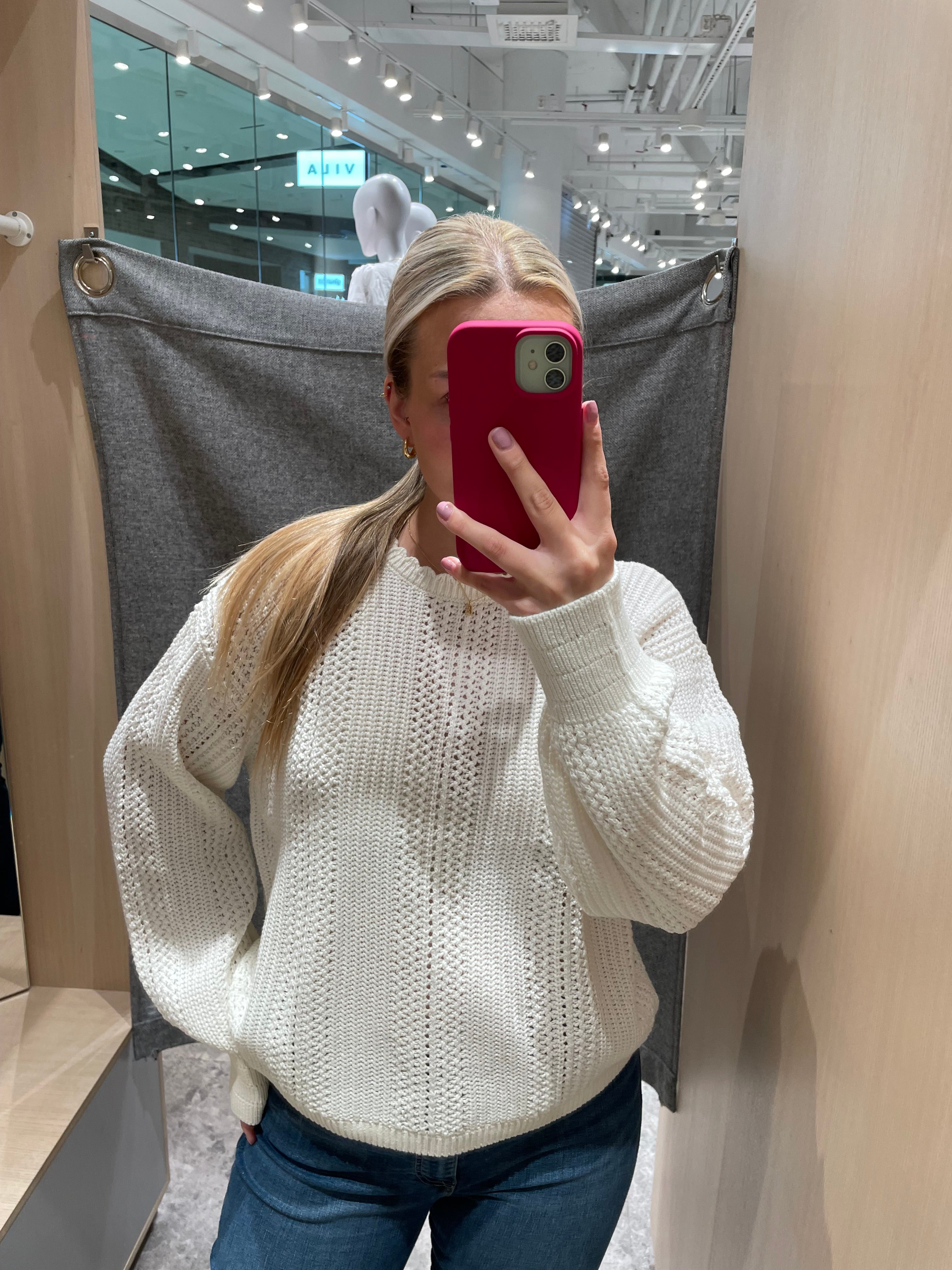 VILICA Knit Top - Cloud Dancer