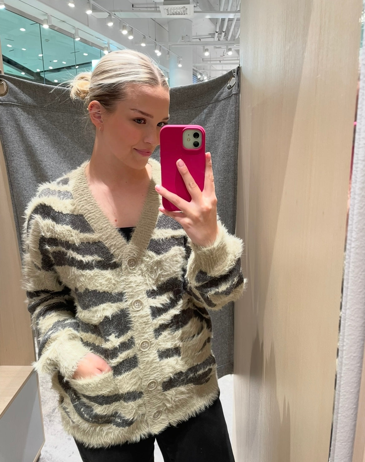 NMFLYNN Knit Cardigan - Aluminum