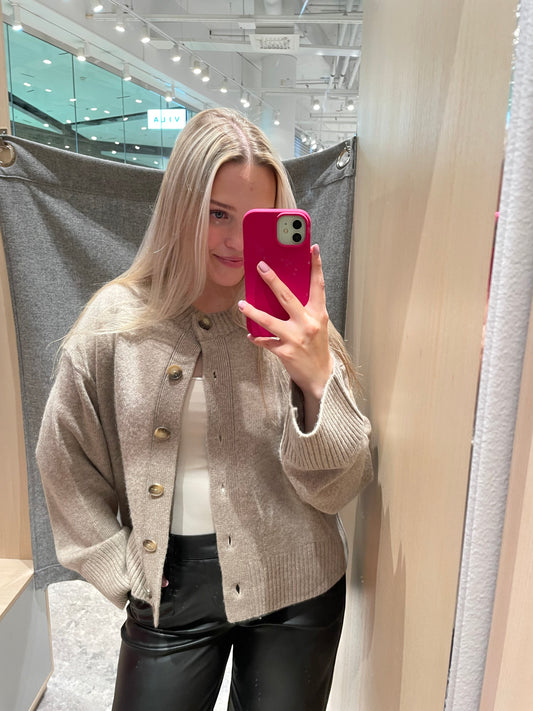 SLFCILLE Knit Cardigan - Irish Cream