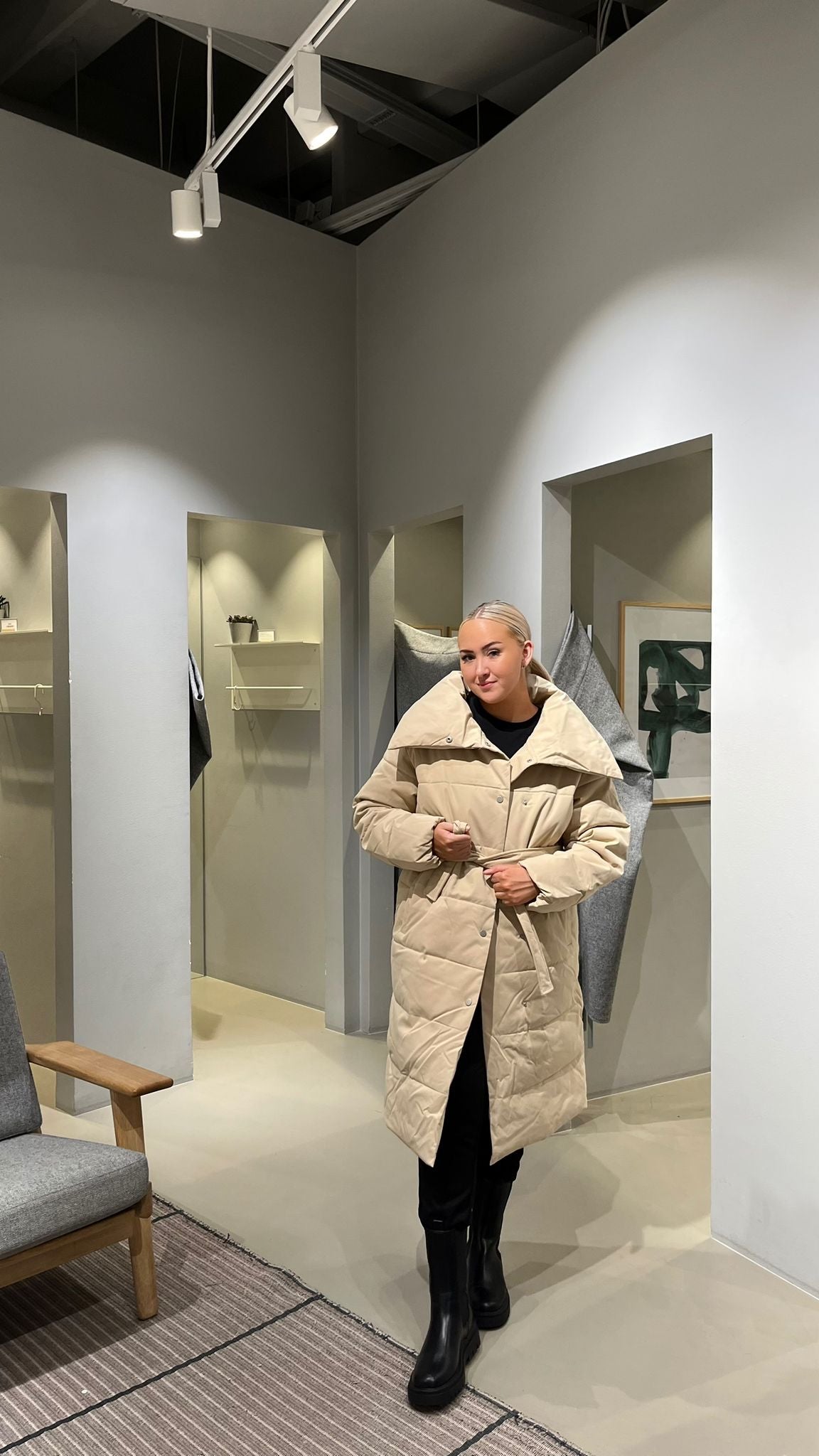 VISULITANA Coat - Doeskin