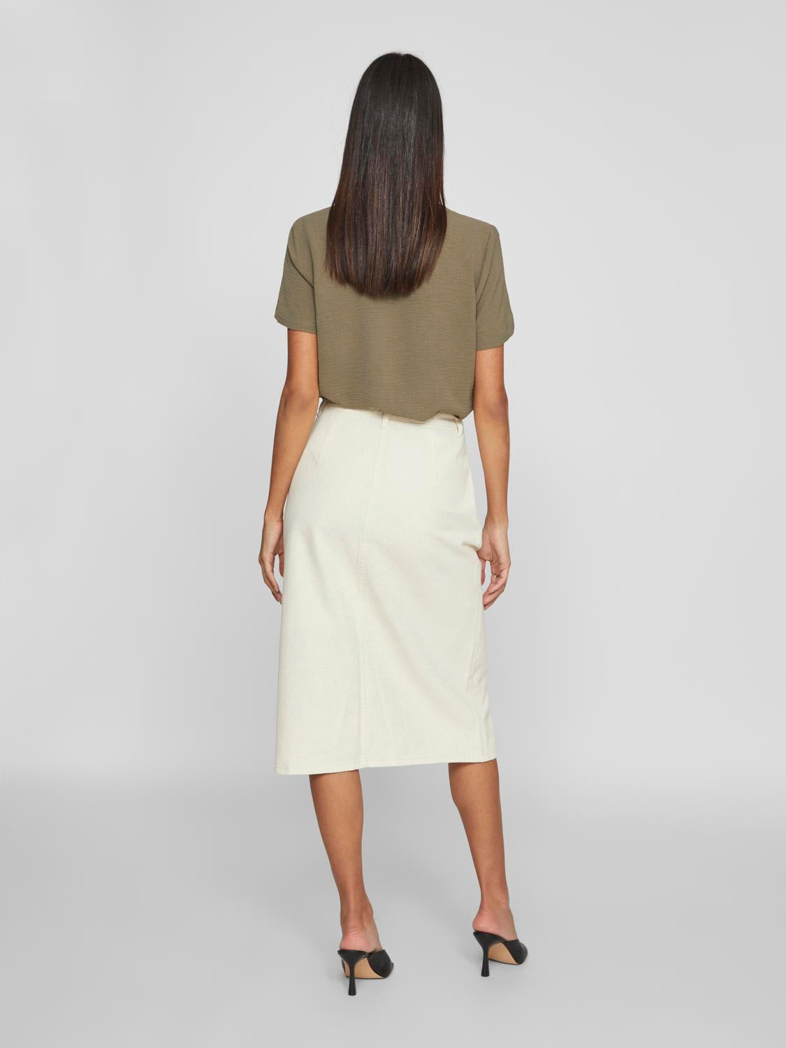 VIKIRA Midi Skirt - Birch