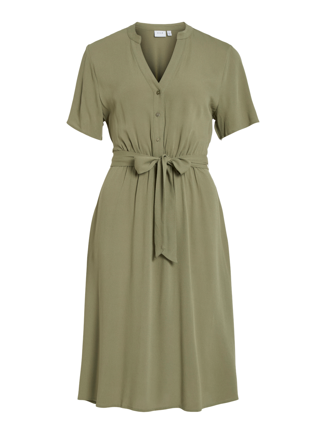 VIMOASHLY Dress - Oil Green