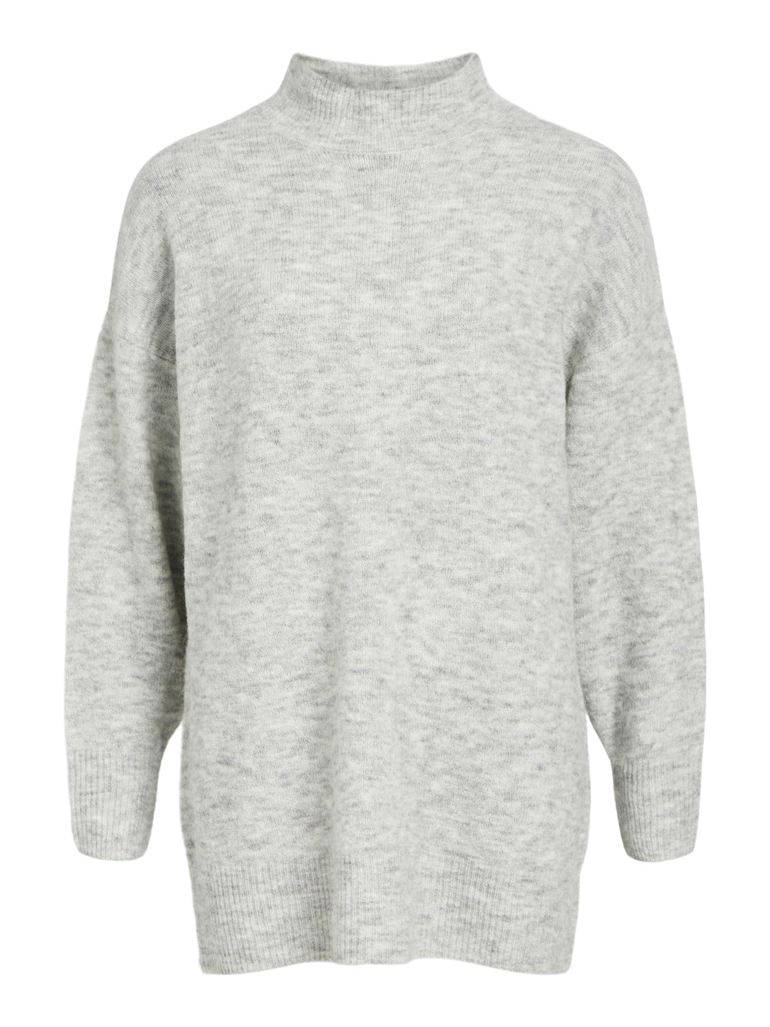 OBJELLIE Pullover - Light Grey Melange