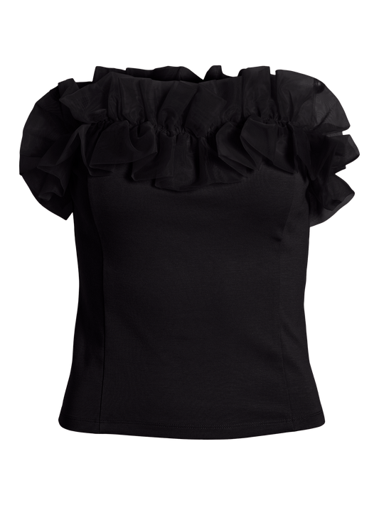VIKELLY T-Shirts & Tops - Black