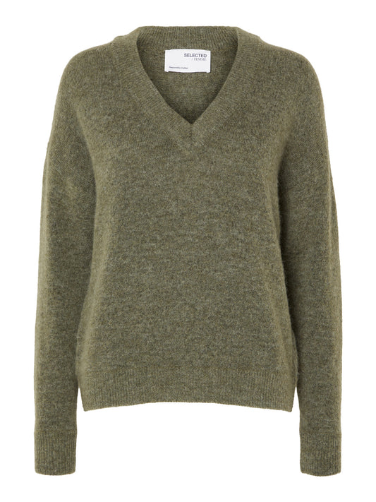 SLFMALINE Pullover - Dusky Green